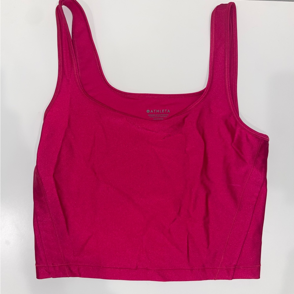 Crop thick strap tank